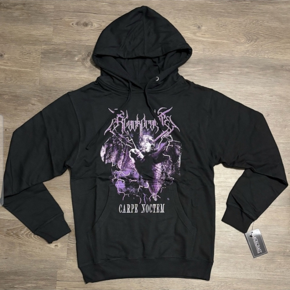 Noctem Blackcraft Hoodie, Unisex S Blackcraft Hoodie, Blackcraft Bat Hoodie